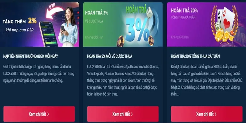 Thưởng nạp tiền hàng ngày cho nổ hũ